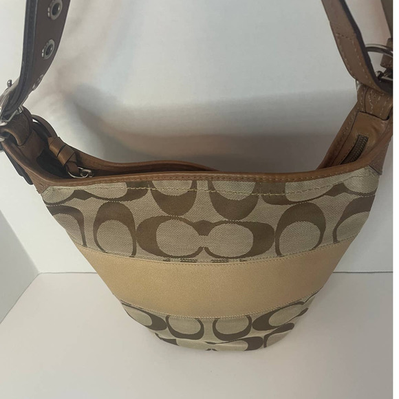 COACH Signature Rugby Duffle Bucket Bag 13362 - Picture 10 of 10